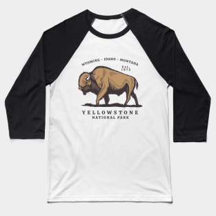 Yellowstone National Park Baseball T-Shirt